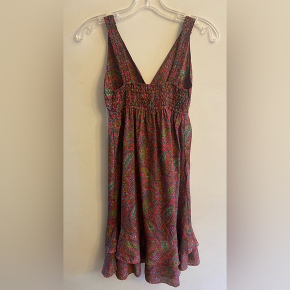 Bohemian Small Paisley Dress Flowy - Picture 2 of 9